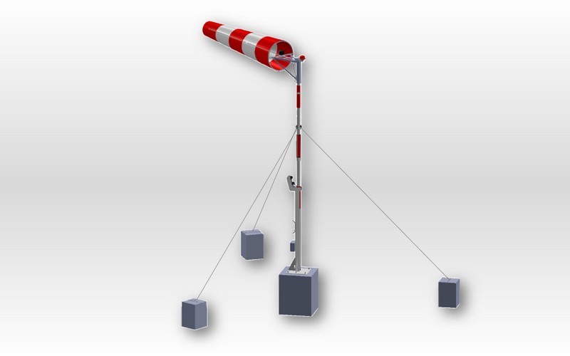 Mât indicateur de vent TERRASSE / Wind indicator mast ROOFTOP